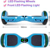 Hoverboard, UL2272 Certified, with Bluetooth and Colorful Lights Self Balancing Scooter - Ocean