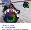 Hoverboard, UL2272 Certified, with Bluetooth and Colorful Lights Self Balancing Scooter - Tire