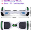 Hoverboard, UL2272 Certified, with Bluetooth and Colorful Lights Self Balancing Scooter - White