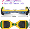 Hoverboard, UL2272 Certified, with Bluetooth and Colorful Lights Self Balancing Scooter ( Yellow+Grey)