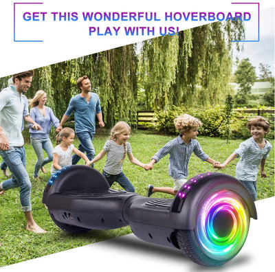 Hoverboard, UL2272 Certified, with Bluetooth and Colorful Lights Self Balancing Scooter