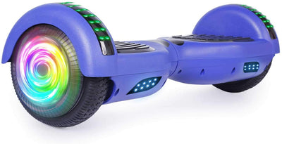 Hoverboard, UL2272 Certified, with Bluetooth and Colorful Lights Self Balancing Scooter (Blue+Grey)