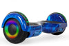 Hoverboard, UL2272 Certified, with Bluetooth and Colorful Lights Self Balancing Scooter - Galaxy blue