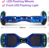 Hoverboard, UL2272 Certified, with Bluetooth and Colorful Lights Self Balancing Scooter - Galaxy blue