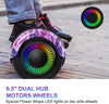 Hoverboard, UL2272 Certified, with Bluetooth and Colorful Lights Self Balancing Scooter - Galaxy purple