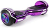 Hoverboard, UL2272 Certified, with Bluetooth and Colorful Lights Self Balancing Scooter - Grape purple