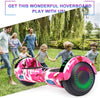 Hoverboard, UL2272 Certified, with Bluetooth and Colorful Lights Self Balancing Scooter -  Rose Camo