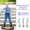 Hoverboard, UL2272 Certified, with Bluetooth and Colorful Lights Self Balancing Scooter - Shiny Gold